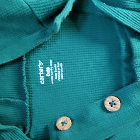 Carter's Baby Boy green matching set - Picture 6 of 6